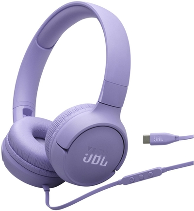 JBL Tune 520C USB-C - Bedrade koptelefoon - Paars