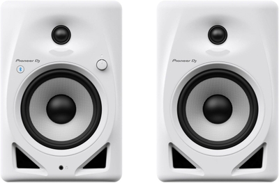 Paar Pioneer DJ DM-50D-BT-W monitoring speakers - Bluetooth - Bass Reflex - 2x 25 W - DJ of Productiemodus - Wit