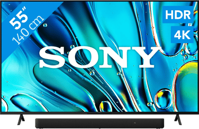 Sony Bravia 3 55" 4K Led (2025) + Sony HT-S2000 Zwart