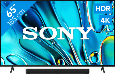Sony Bravia 3 65" 4K Led (2025) + Sony HT-S2000 Zwart