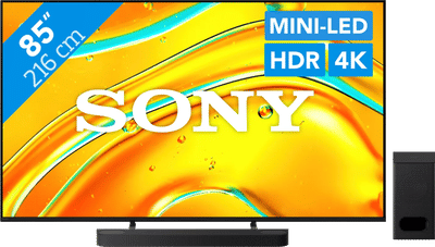 Sony Bravia 5 85" XR Mini-led (2025) + Sony Bravia Theatre Bar 6 Zwart