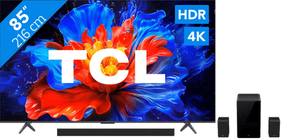 TCL 85" QLED P81K 4K (2025) + TCL Q85H PRO