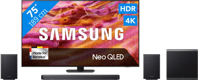Samsung 75" Neo QLED QN90F 4K (2025) + Samsung HW-Q930F (2025)