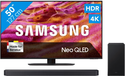 Samsung 50" Neo QLED QN90F 4K (2025) + Samsung HW-B750F (2025)