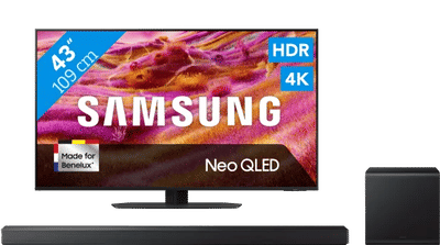Samsung 43" Neo QLED QN90F 4K (2025) + Samsung HW-QS700F (2025)