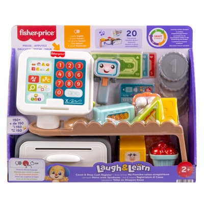 Fisher-Price Leerplezier Tellen en Shoppen Kassa