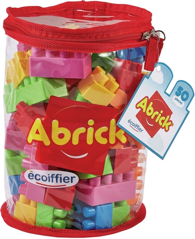 Abrick Abrick Bouwblokken Kleur, 50dlg.