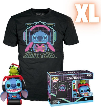 Funko Pop! & Tee: Lilo & Stitch - Gmr Stitch with Frog - XL - CONFIDENTIAL