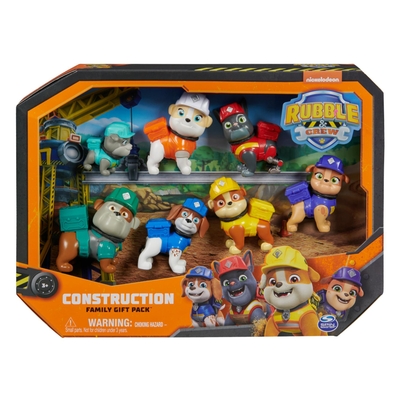 Rubble & Crew - Cadeauset met 7 speelfiguren - PAW Patrol speelgoed