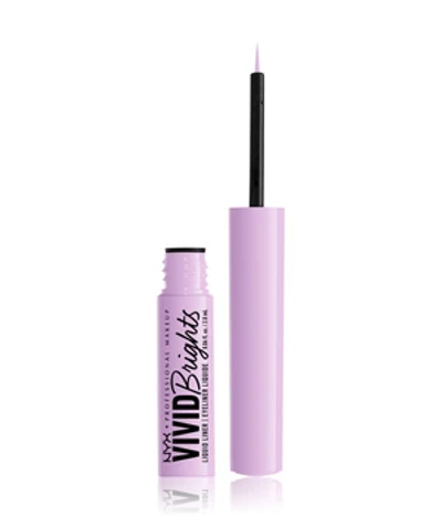 Nyx Professional Makeup - Vivid Brights Liquid Liner - Purple Pink Liquid Eye Liner - Lilac Pink