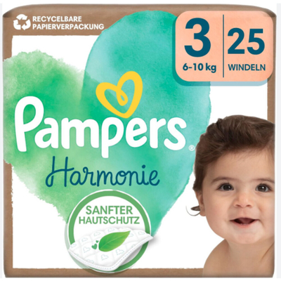 Pampers Harmonie  luiers maat 3 - 100 stuks