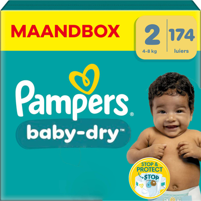 Pampers Baby Dry  luiers maat 2 - 174 stuks