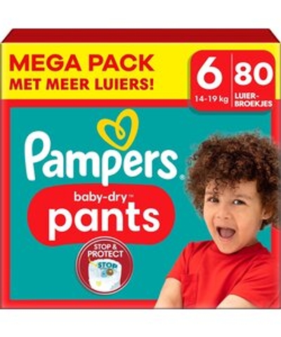 Pampers Baby Dry Pants  luierbroekjes maat 6 - 80 stuks