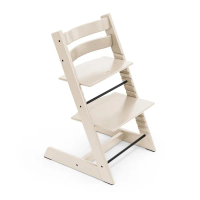 Tripp Trapp stoel van Stokke, Vanilla White - verstelbare, converteerbare stoel voor peuters, kinderen en volwassenen - handig, comfortabel en ergonomisch - klassiek ontwerp