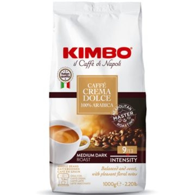 Kimbo koffiebonen CAFFE CREMA DOLCE 100% (1kg)