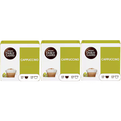 Nescafe Dolce Gusto koffiecups Cappuccino Koffiecups 3 x 34 Stuks
