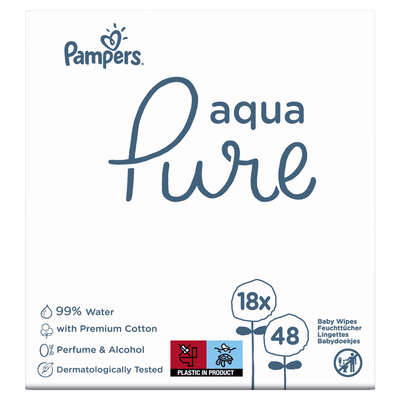 Pampers Harmonie Aqua billendoekjes - 864 stuks