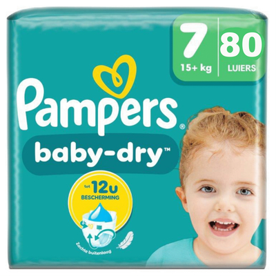 Pampers Baby Dry  luiers maat 7 - 80 stuks