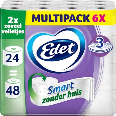Edet 3-laags toiletpapier - 48 rollen