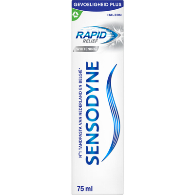 Sensodyne Rapid relief whitening tandpasta Tandpasta 75 ml