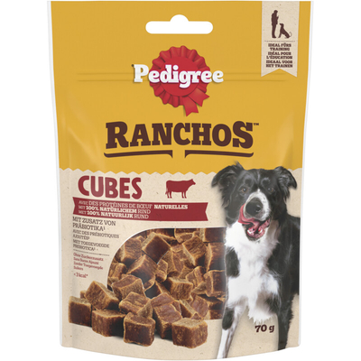 Pedigree Ranchos cubes rund Droog hondenvoer 70 g - hondenbrokken