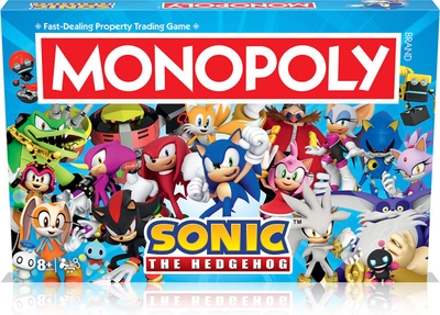 MONOPOLY SONIC THE HEDGEHOG.