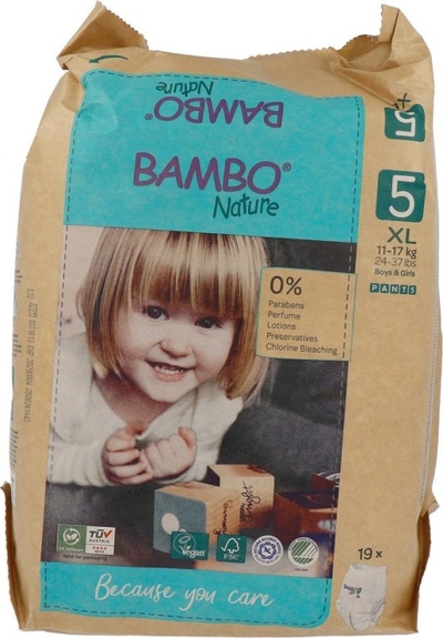 Bambo Nature  luierbroekjes maat 5 - 19 stuks