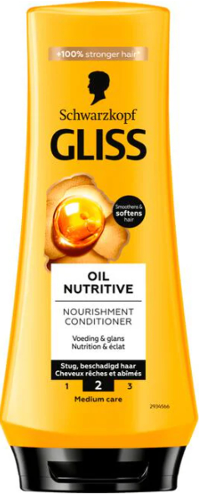 Gliss Kur Conditioner Oil Nutritive 200 ML