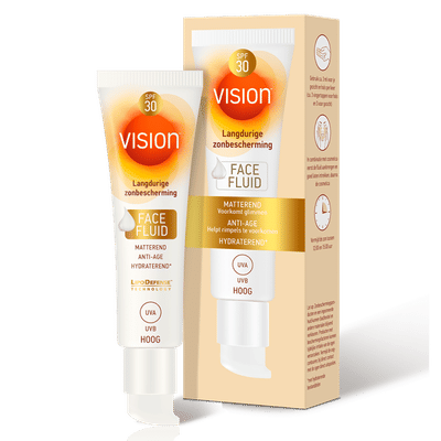 Vision Zonnebrand Face Fluid SPF30 50 ML