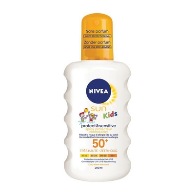 Nivea Sun Protect & Sensitive Kids Spray SPF50+ 200 ML