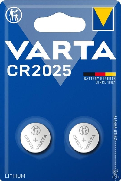 Varta Batterijen CR2025 Knoopcel 2 Stuks