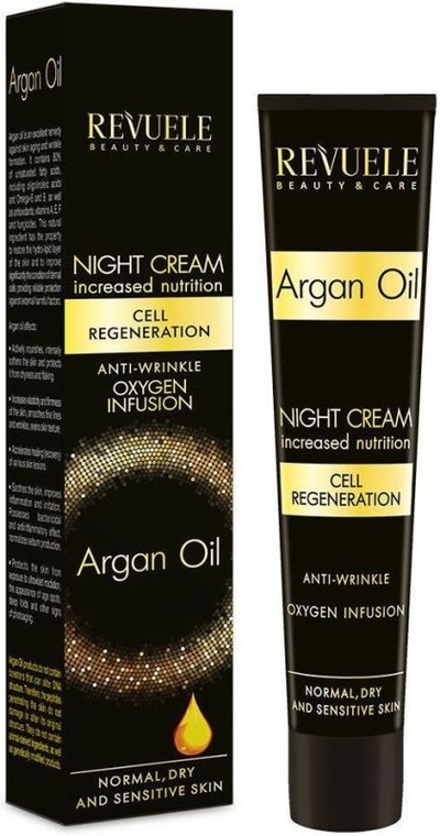 Revuele Nachtcrème Argan Oil Beauty & Care 50 ML