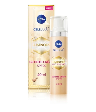Nivea Cellular Luminous630 Getinte Dagcrème SPF20 40 ML