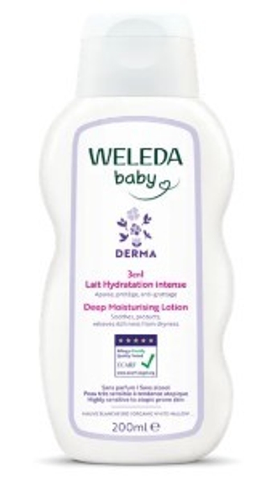 Weleda Derma Baby 3-in-1 Hydraterende Bodylotion 200ML