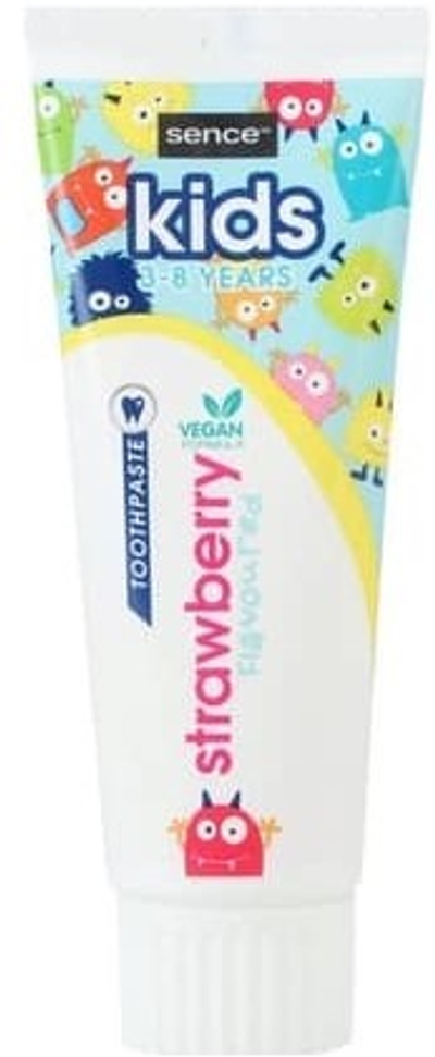 Sence Tandpasta Kids 3-8 Jaar Aardbei 75 ML