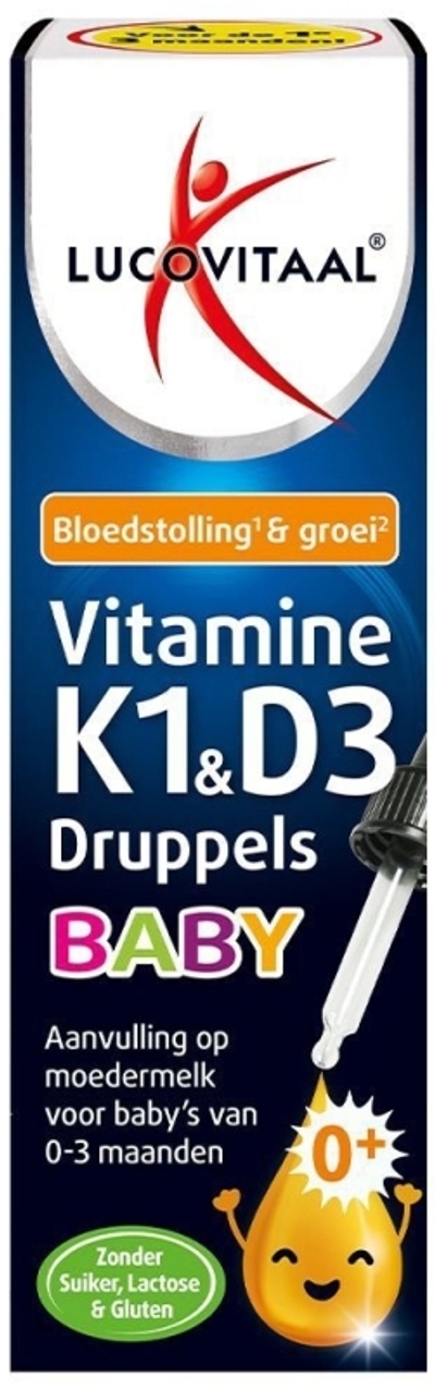 Lucovitaal K1 & D3 Vitamine Druppels Baby 14,5 ML