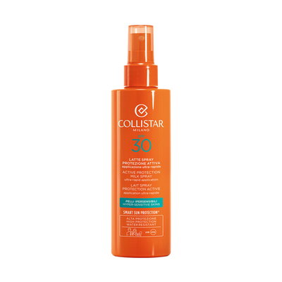 Collistar Sun Care Active Protection Milk Spray Ultra-Rapid Application Spf 30 Zonnemelk 200 ml