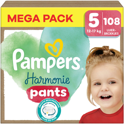 Pampers Harmonie Pants  luierbroekjes maat 5 - 108 stuks