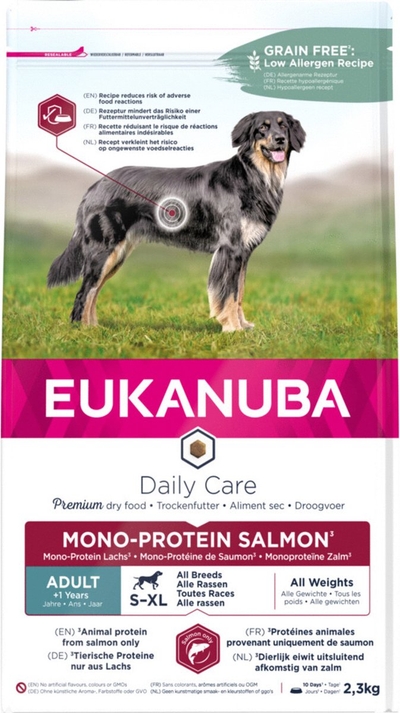 Eukanuba Adult All Breeds Mono Protein Zalm - Hondenvoer - 2.3 kg hondenbrokken