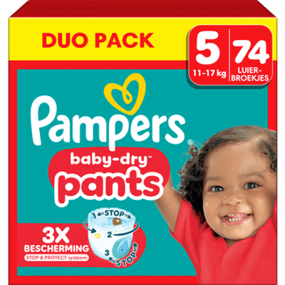 Pampers Baby Dry Pants  luierbroekjes maat 5 - 74 stuks