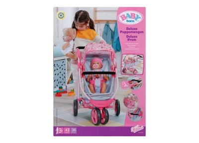 Zapf Creation - BABY born BABY Born Deluxe poppenwagen 2-in-1