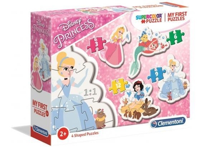 Clementoni - My first puzzles - Disney Princes - 3, 6, 9 en 12 Stukjes - Voor Kinderen vanaf 2 Jaar