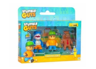 Stumble Guys - Figuren Set 3-pack 7cm - 39459 - Ms. Stumble + Inferno Dragon + C