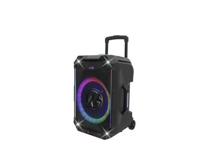 N-Gear N-Gear The Flash 1040 Trolley Karaoke Party Set Zwart