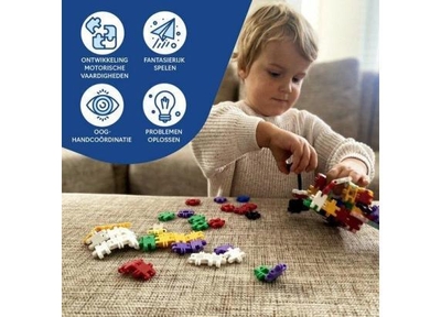 Nano Clics – Creative Builders 1000 Piece Set – 20 in 1 Bouwblokken – SPEELGOED Gemaakt Van 100% RECYCLED Plastic – Speelgoed 8, 9, 10, 11, 12 jaar – Constructie Speelgoed