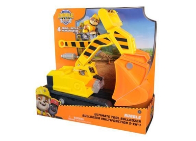 Rubble & Crew Rubbles ultieme bulldozer, speelgoedtruck met actiefiguur, PAW Patrol-speelgoed