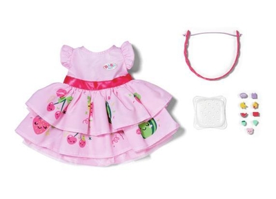 Zapf Creation - BABY born BABY Born Pinplay Kersenjurk roze 43cm