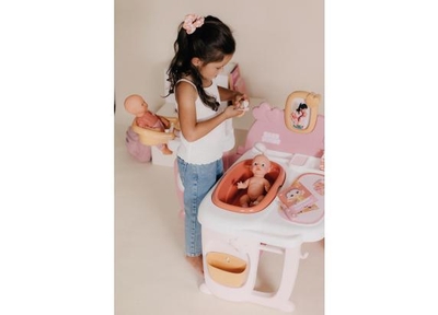 Smoby - Baby nurse babyhuis voor pop tot 42cm - keuken, badkamer en slaapkamer