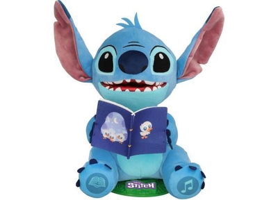 Stitch Verhalenverteller - NL/EN/FR - Interactieve Knuffel met Licht, Geluid en Verhalen