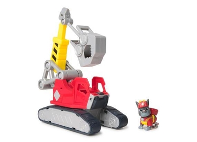 Rubble & Crew Chargers megagrijpkraan, speelgoedtruck met Charger-figuur en 2 afneembare stuks gereedschap, PAW Patrol-speelgoed